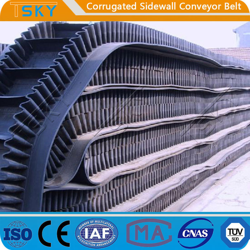 B500 Corrugated Sidewall Rubber Conveyor Belt