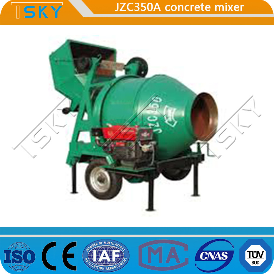 Bridges Project JZC 350A 14m3/H Industrial Concrete Mixer