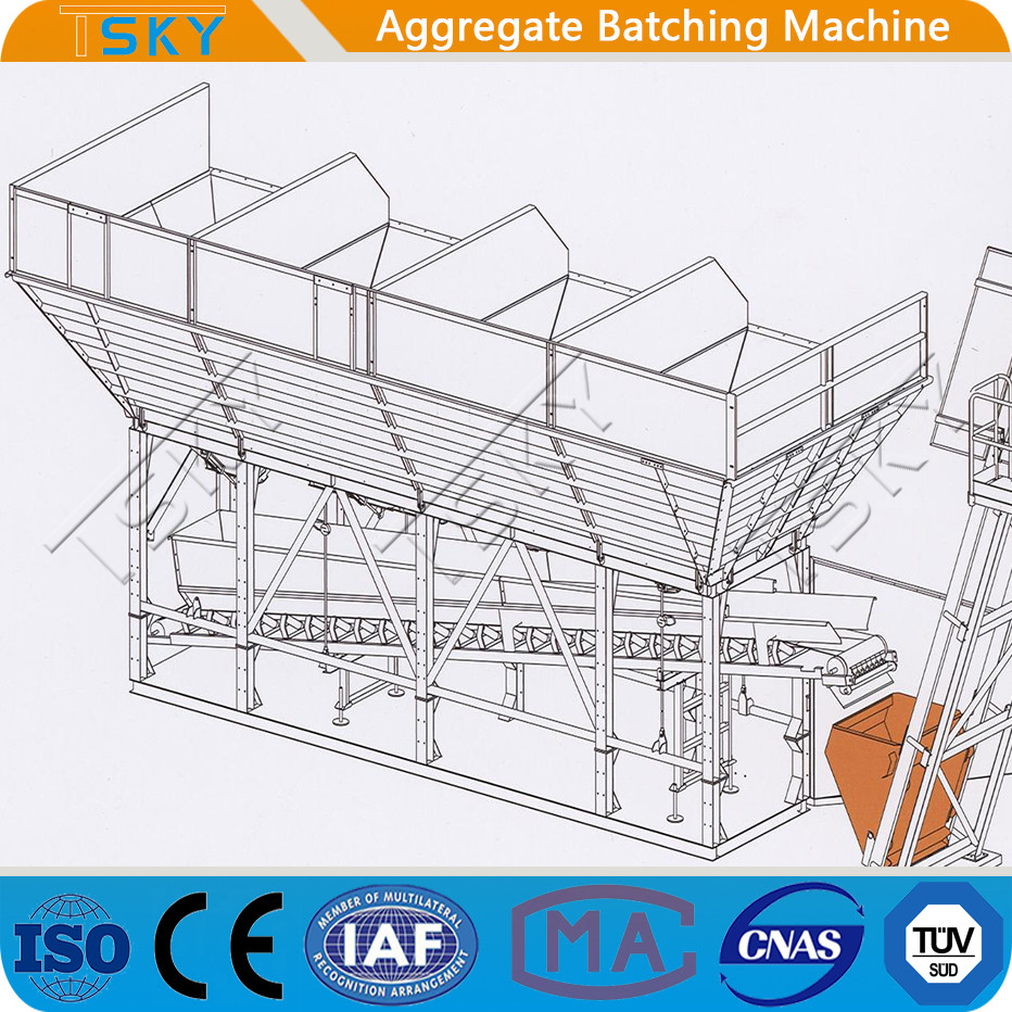 Easy Cleaning PLD800 Concrete Batching Machine